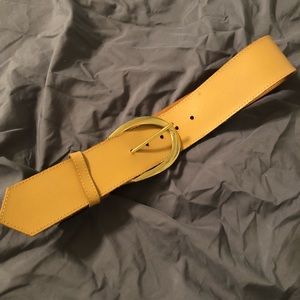 Leather belt